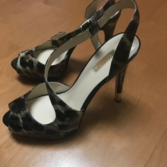 Guess leopard heels size 8.5 - Picture 4 of 8